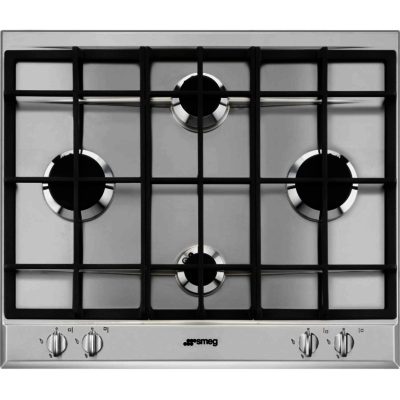 Smeg P260XGH 60cm 4 Burner Gas Hob in Stainless Steel